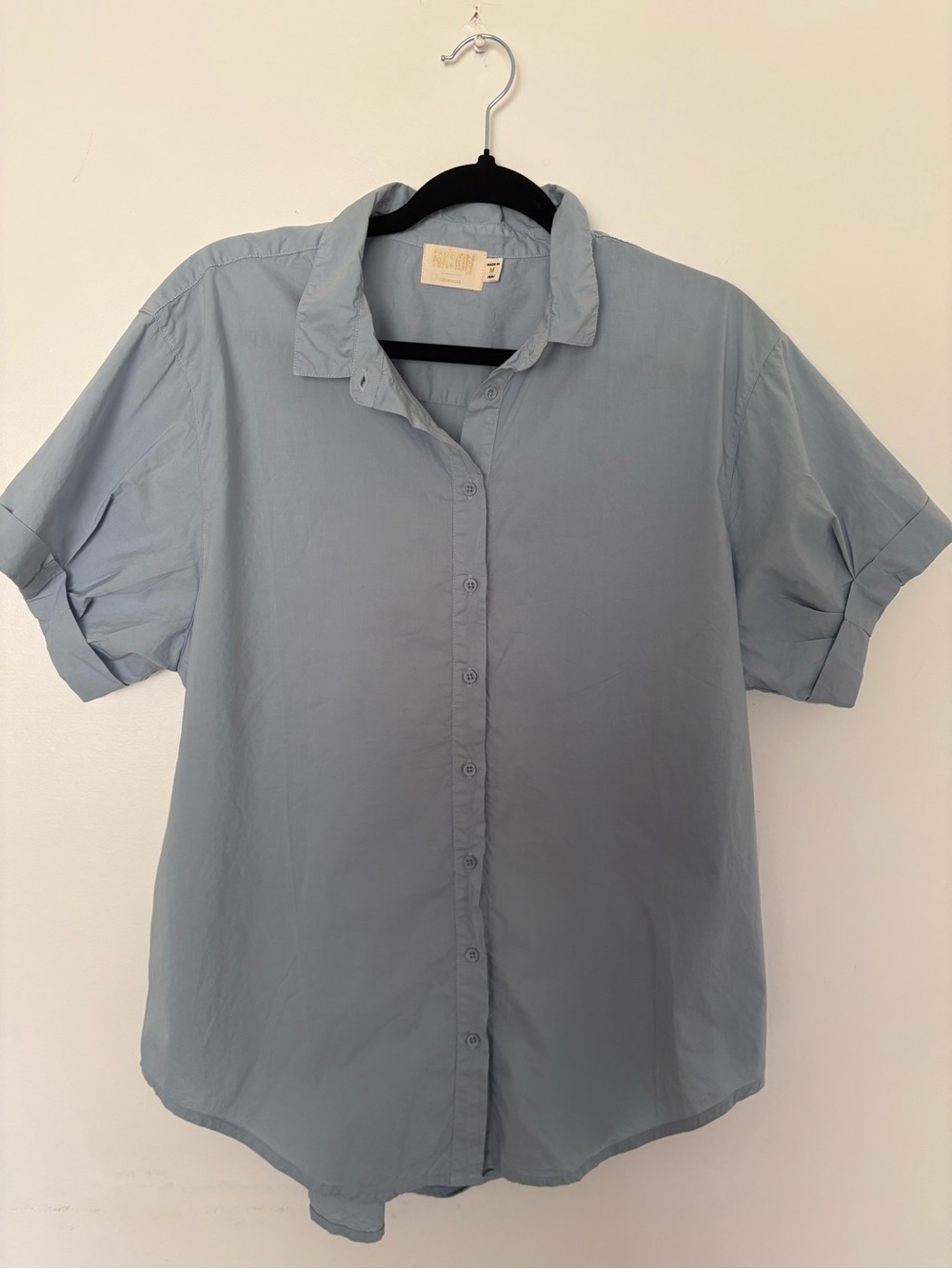 Nation LTD Light Blue Short Sleeve Button-Down Shirt